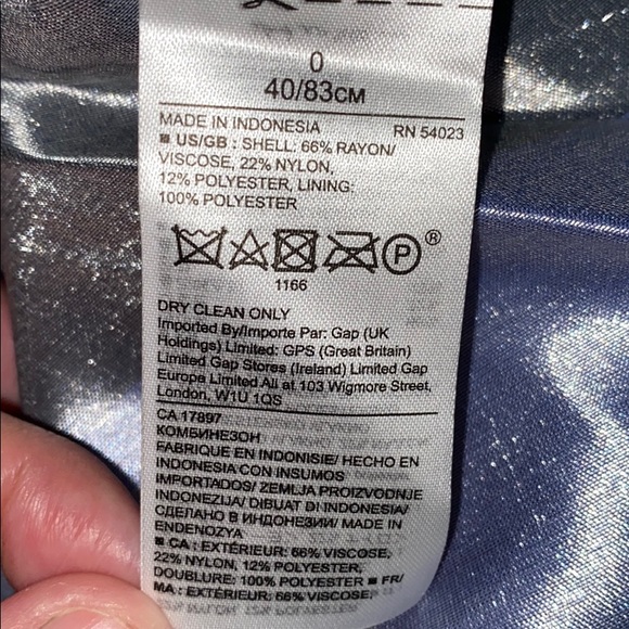 NWT Banana Republic Striped Peplum Top 0 - Picture 9 of 9